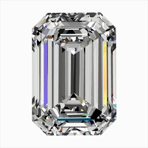 0.41ct EMERALD H VVS2 Natural diamond