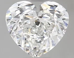 0.5ct HEART F VVS1 Natural diamond