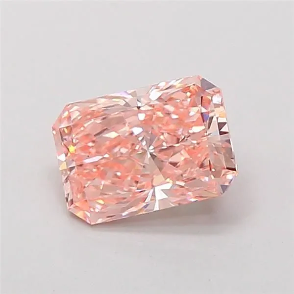 1.12ct RADIANT Fancy Intense Pink VS1 Coloured Lab diamond