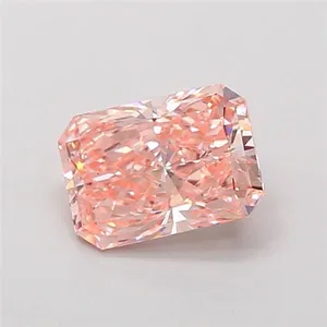 1.12ct RADIANT Fancy Intense Pink VS1 Coloured Lab diamond