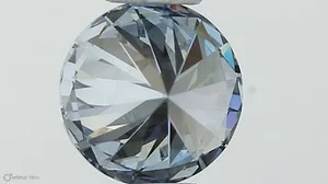 0.4ct ROUND Fancy Blue VS2 Coloured Lab diamond