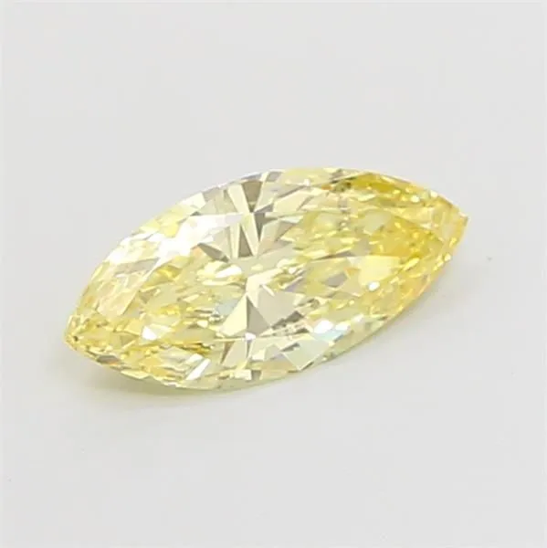 0.71ct MARQUISE Fancy Yellow VS2 Coloured Lab diamond