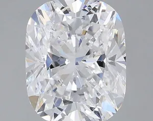 0.95ct CUSHION D VVS2 Lab diamond