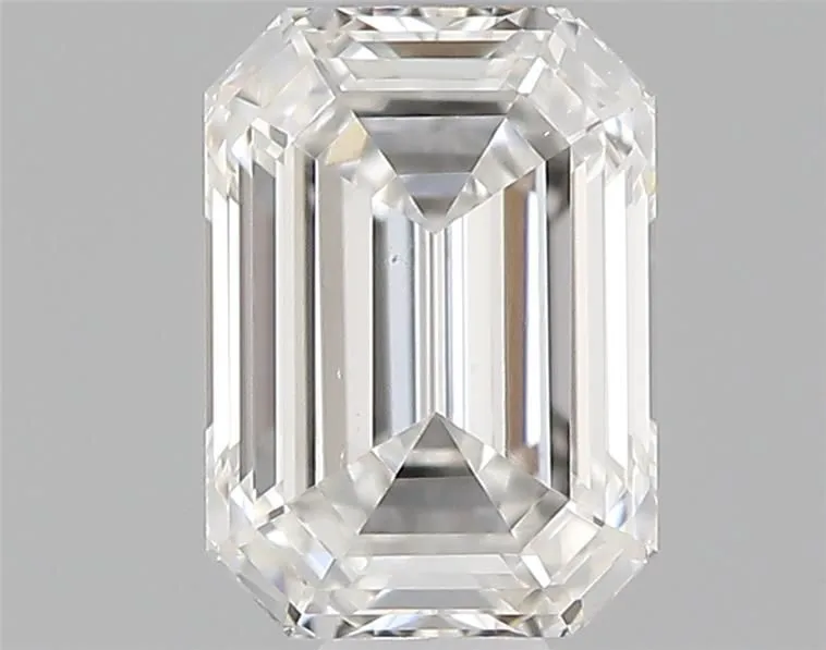 0.39ct EMERALD F VS2 Natural diamond