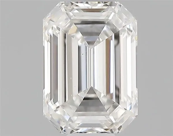 0.39ct EMERALD F VS2 Natural diamond