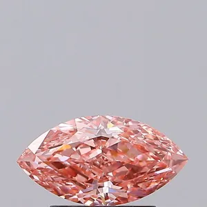 1.04ct MARQUISE Fancy Vivid Pink VVS2 Coloured Lab diamond