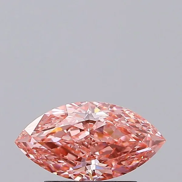 1.04ct MARQUISE Fancy Vivid Pink VVS2 Coloured Lab diamond
