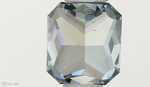 0.51ct RADIANT Fancy Vivid Blue SI1 Coloured Lab diamond