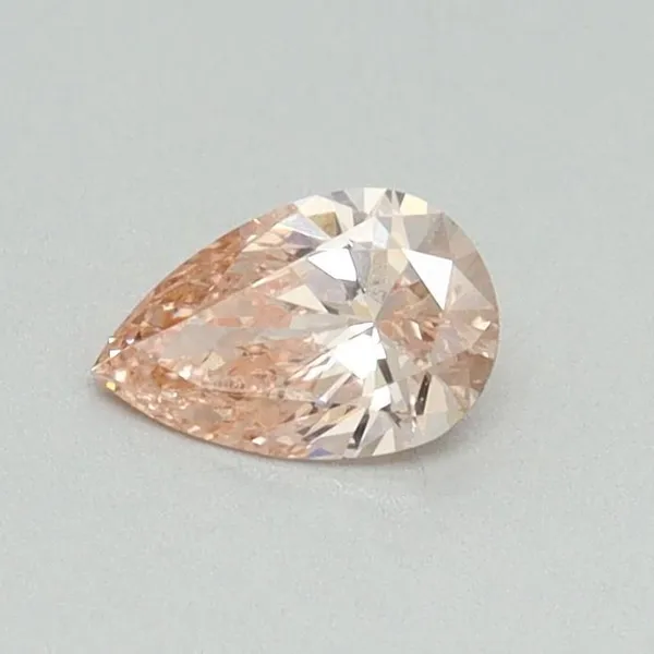 0.31ct PEAR Fancy Intense Pink VS1 Coloured Lab diamond