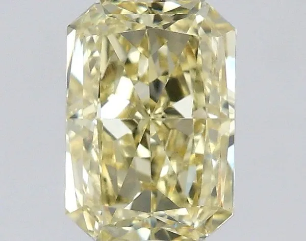 1ct RADIANT Fancy Light Yellow VVS2 Coloured Lab diamond