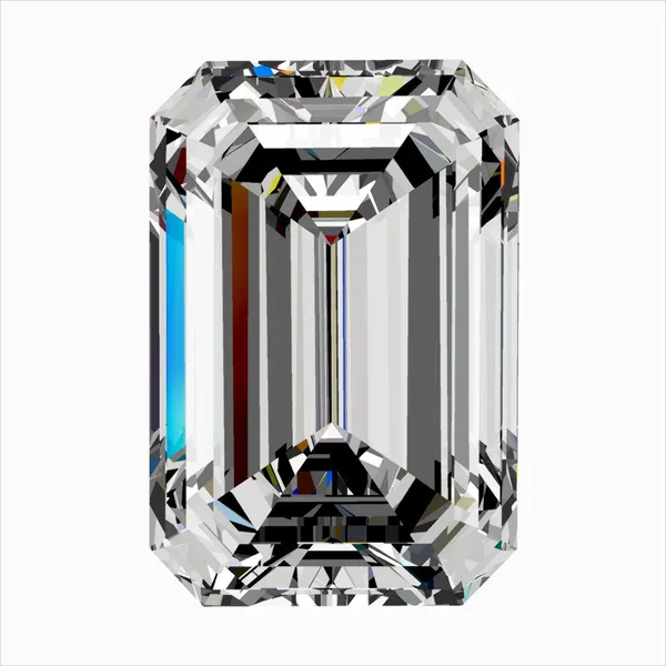 0.3ct EMERALD F VS1 Natural diamond