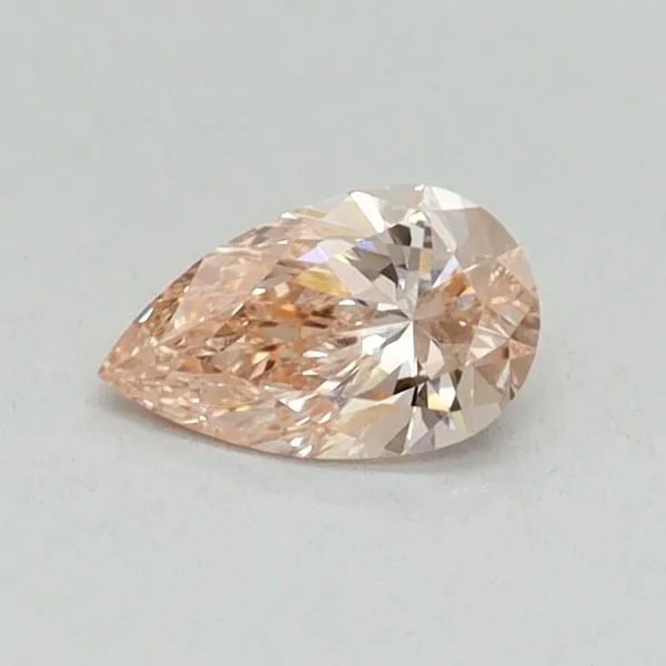 0.32ct PEAR Fancy Intense Pink VS1 Coloured Lab diamond