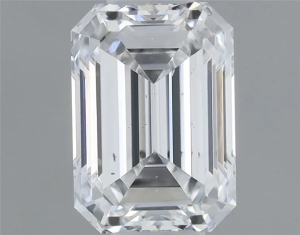 0.41ct EMERALD D SI1 Natural diamond
