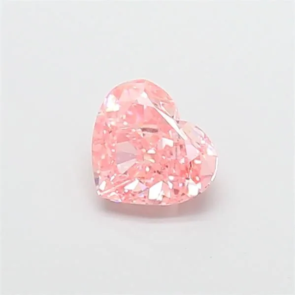 1.07ct HEART Fancy Vivid Pink VVS1 Coloured Lab diamond