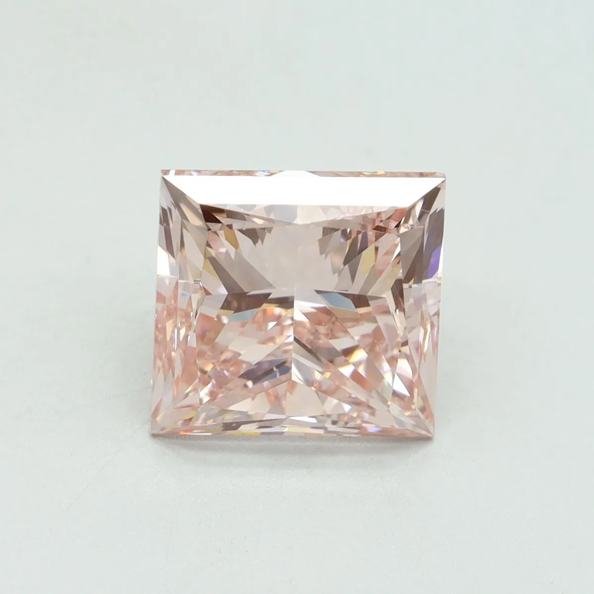 5.00ct PRINCESS Fancy Intense Pink VS2 Coloured Lab diamond