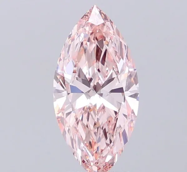 1.98ct MARQUISE Fancy Intense Pink VS1 Coloured Lab diamond