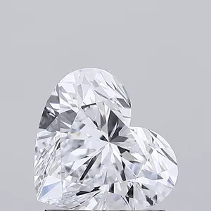 1ct HEART D VVS2 Lab diamond