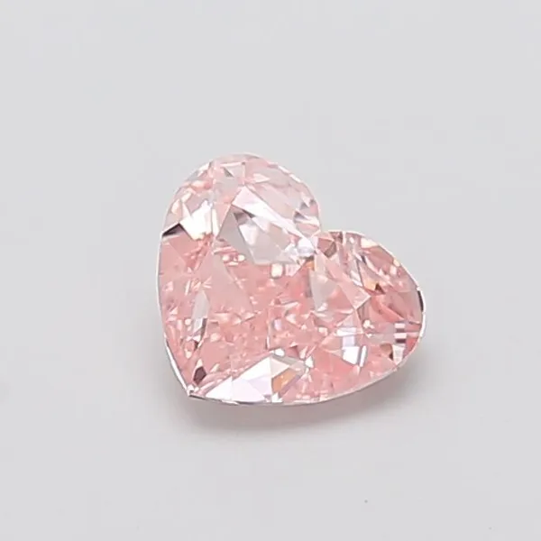 1ct HEART Fancy Intense Pink VS1 Coloured Lab diamond