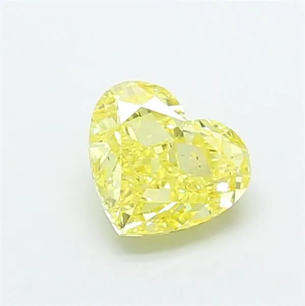 1.2ct HEART Fancy Intense Yellow VVS2 Coloured Lab diamond