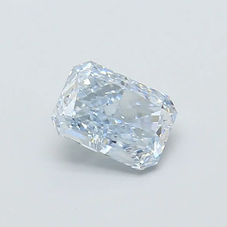 1.02ct RADIANT Fancy Intense Blue VVS2 Coloured Lab diamond
