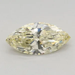 0.49ct MARQUISE Fancy Yellow VS1 Coloured Lab diamond