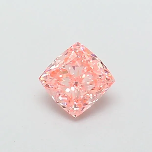 1.07ct CUSHION Fancy Vivid Pink VVS2 Coloured Lab diamond