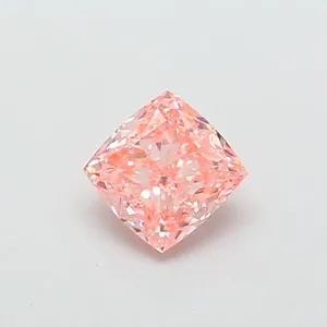 1.07ct CUSHION Fancy Vivid Pink VVS2 Coloured Lab diamond