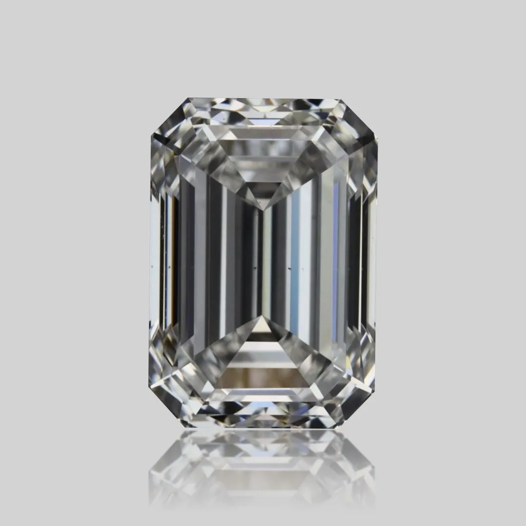 0.70ct EMERALD F VS2 Natural diamond