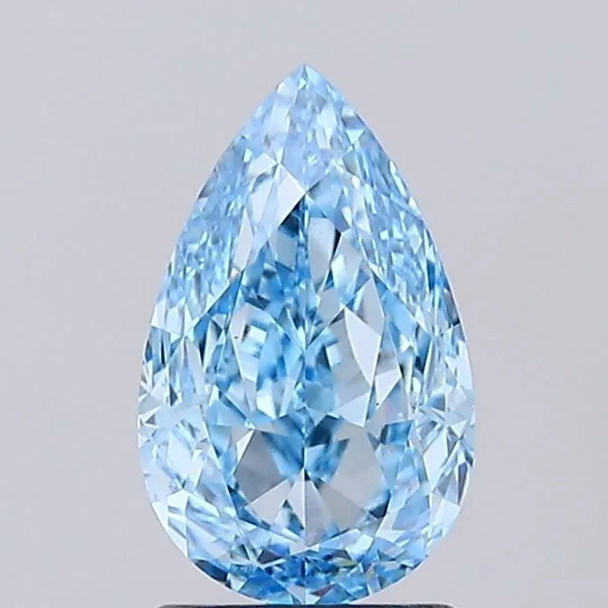 2.44ct MARQUISE Fancy Vivid Blue VS1 Coloured Lab diamond