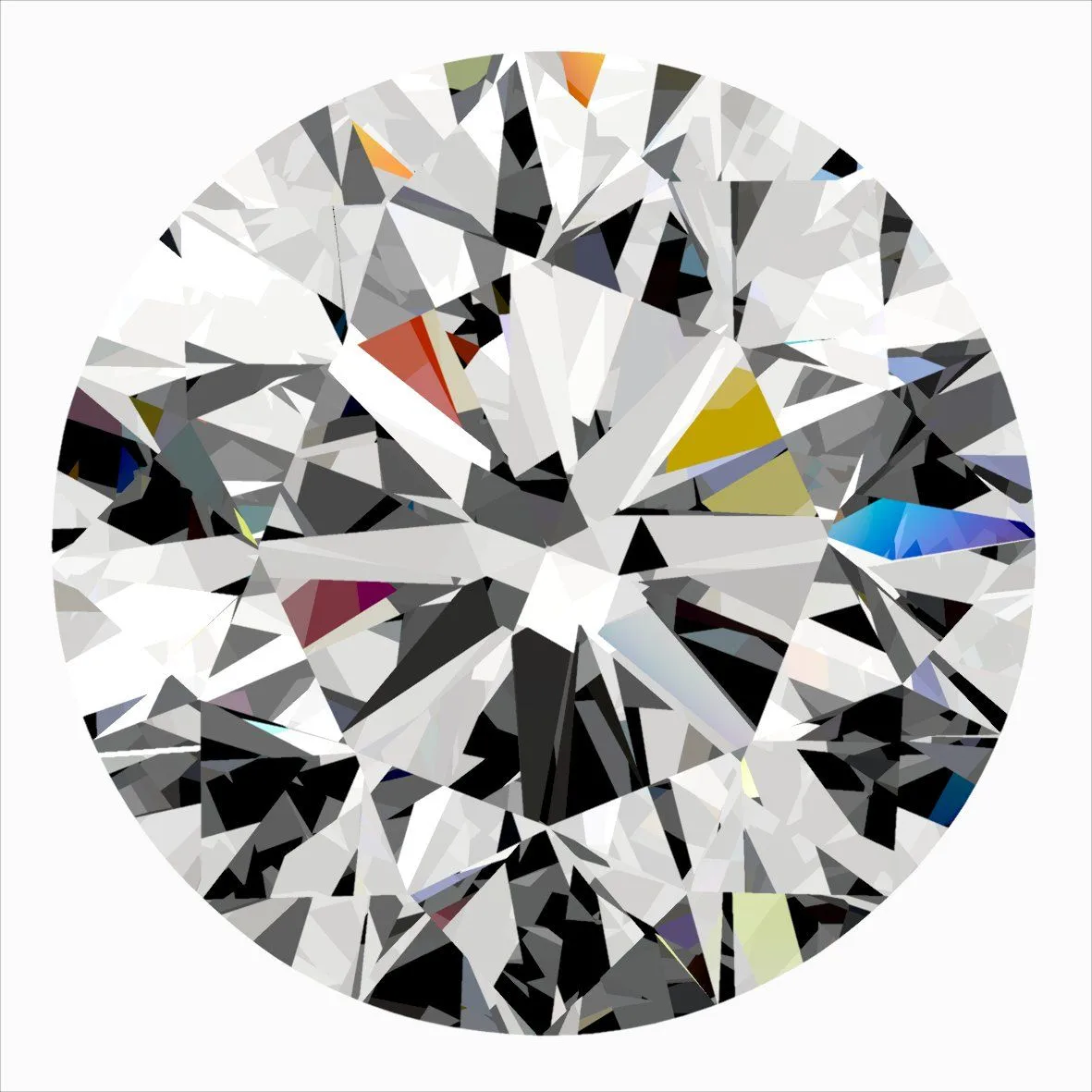 0.30ct ROUND E SI1 Natural diamond