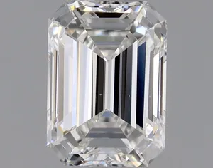 0.33ct EMERALD F VS2 Natural diamond