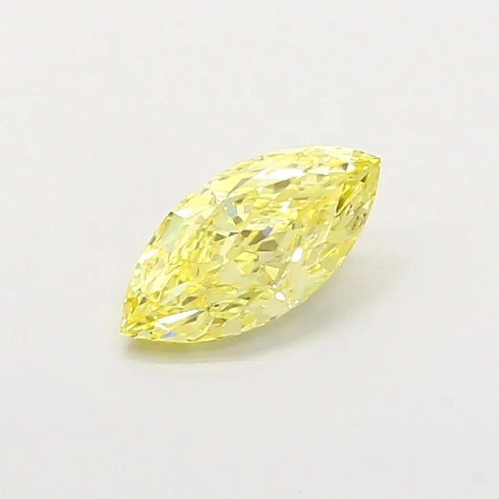 1.03ct MARQUISE Fancy Intense Yellow VS1 Coloured Lab diamond
