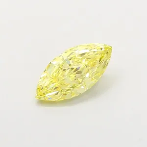 1.03ct MARQUISE Fancy Intense Yellow VS1 Coloured Lab diamond