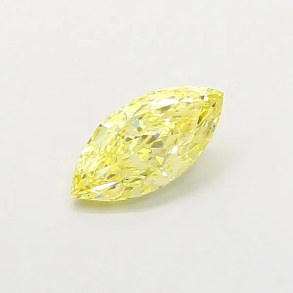 1.03ct MARQUISE Fancy Intense Yellow VS1 Coloured Lab diamond