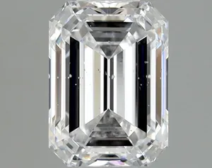 0.51ct EMERALD D SI2 Natural diamond