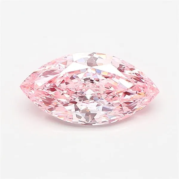 2.04ct MARQUISE Fancy Vivid Pink VS1 Coloured Lab diamond