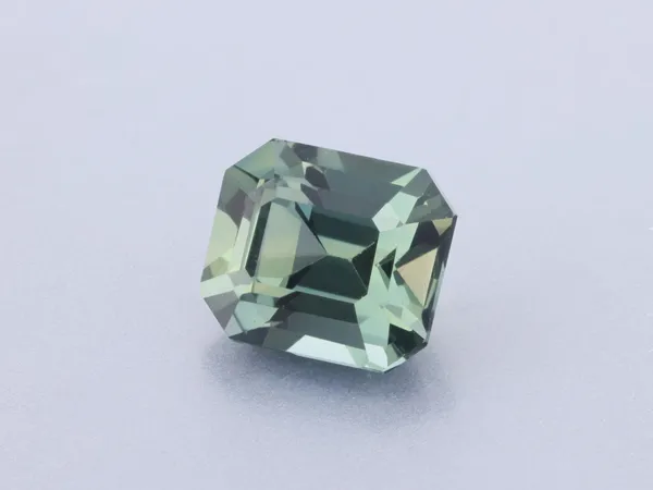 1.13ct Parti Sapphire, Emerald Cut gemstone