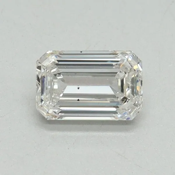 0.57ct EMERALD F SI1 Lab diamond