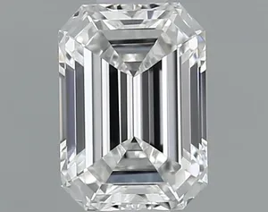 0.51ct EMERALD F VVS1 Natural diamond