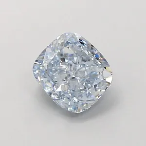 1.01ct CUSHION Fancy Intense Blue VS1 Coloured Lab diamond