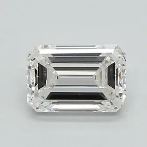 0.68ct EMERALD F VVS2 Lab diamond