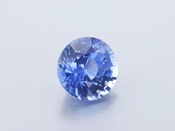 1.34ct Blue Sapphire, Round cut gemstone