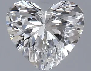 0.57ct HEART F VS1 Natural diamond