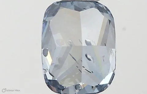 0.54ct CUSHION Fancy Vivid Blue SI2 Coloured Lab diamond