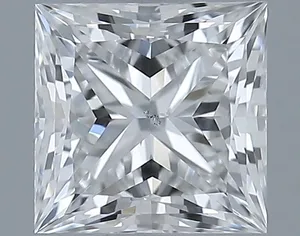 0.5ct PRINCESS G SI1 Natural diamond