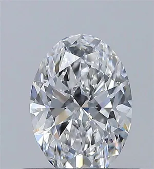 0.5ct OVAL D VVS2 Natural diamond