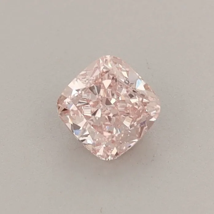 0.40ct CUSHION Fancy Intense Pink VS1 Coloured Lab diamond
