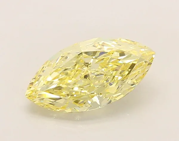 2.01ct MARQUISE Fancy Yellow VVS2 Coloured Lab diamond