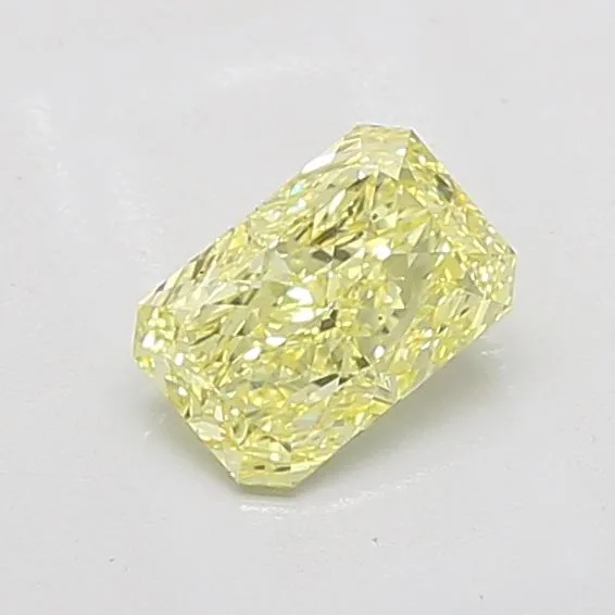 1.11ct RADIANT Fancy Intense Yellow VVS2 Coloured Lab diamond