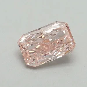 0.51ct RADIANT Fancy Vivid Pink VS1 Coloured Lab diamond